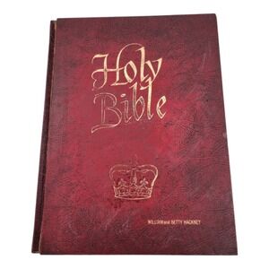 Holy Bible King James Version 1962 Red Cover Religious Institute of America